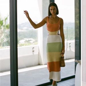 SABO SKIRT Maxi multi colored dress